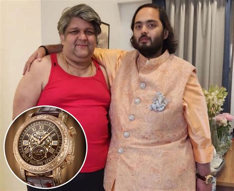 mukesh ambani son patek philippe